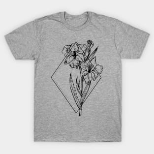 August Birth Flower Gladiolus T-Shirt